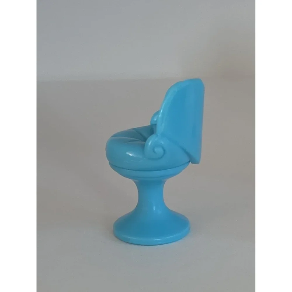 2000 Mattel Polly Pocket Blue Dollhouse Chair Furniture Accessory Vintage